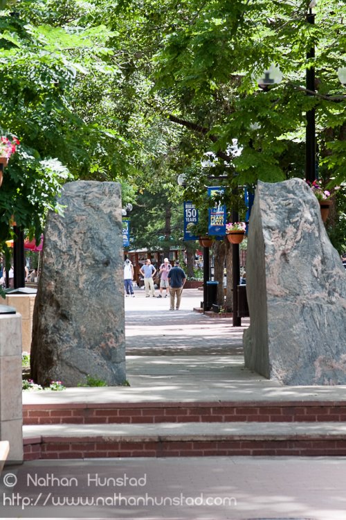The Pearl Street Mall in Boulder, CO